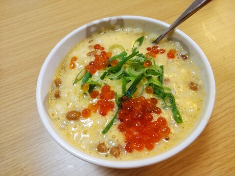 まずい！イクラの無駄遣い納豆丼